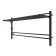 Terminus electric heated towel rail "Horizon" P8, 1200x600 mm, Black Muars