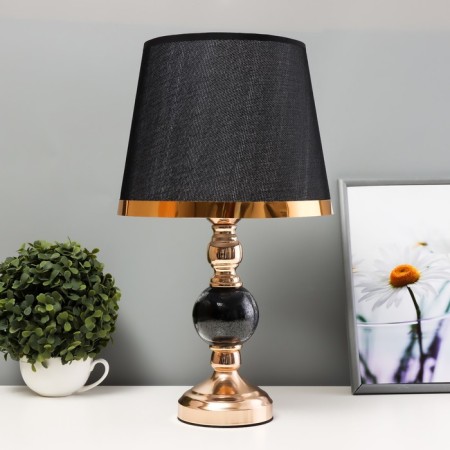 Daile table lamp E27 40W black and gold 25x25x44 cm