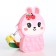Bag's bag with lightning, pink color