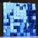 Panel with sequins for photo zones, square, 30*30cm, blue color
