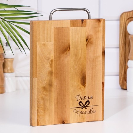 Groot board "Rectangle" is small (metal handle) 26x18x1.8 cm
