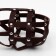 Muzzle No. 2, length on the nose 10 cm, muzzle girth 28 cm, (like, puppy of shepherds), brown