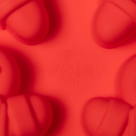 The form for baking the deed "New Year. Gingerbread ", silicone, 28 × 17 cm, 6 cells, red color-5