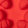 The form for baking the deed "New Year. Gingerbread ", silicone, 28 × 17 cm, 6 cells, red color