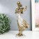 Souvenir Polystone "In love pair with a baby" 8x14x27 cm