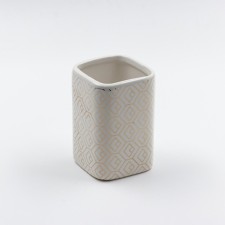 Joy Home toothbrushes, ceramics, gold pattern