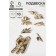 Suspension "Hand" ok, set 10 pcs., Color gold