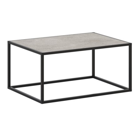 Table Journal Loft with chipboard, 941x488x488, Black Muar/Metropolitan Gray