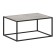 Table Journal Loft with chipboard, 941x488x488, Black Muar/Metropolitan Gray