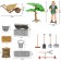 Set of figures "on the farm", 20 items