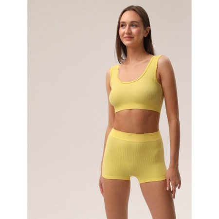 Women's shorts with a braid "Kosichka" Mirey Shorts Plait, size 46-48, color melon-1