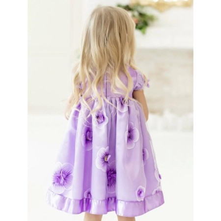 Dress "Flora", height 92 cm, lilac color-2
