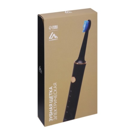 Luazon LP-002 electric toothbrush, 31000 DV/min, 4 nozzles, batteries, black-9