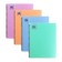 Folder 20 inserts on spirals, A4, 600 μm, Erichkrause "Matt Pastel Bloom", texture "Sand", mix