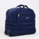 Road bag on wheels, a lightning department, with an increase, an outer pocket, blue color