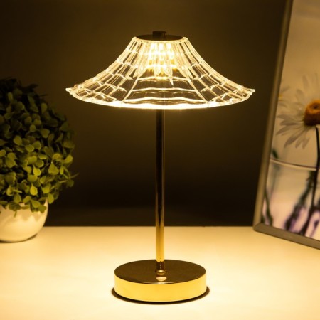 Table lamp sensory "Jamma" LED 10W battery gold 20x20x32 cm-3