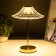 Table lamp sensory "Jamma" LED 10W battery gold 20x20x32 cm
