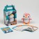 Training cards with a soft toy "Penguin", color mix
