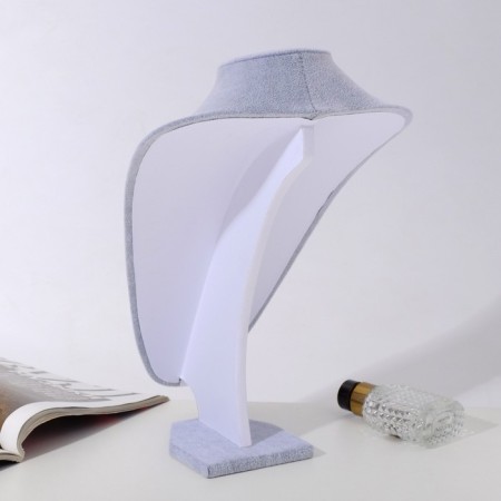 Bust for jewelry, 23 × 12.5 × 35 cm, h = 35 cm, color gray color-3