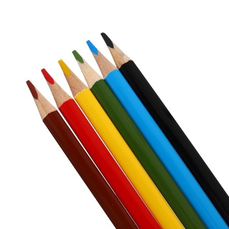 Pencils 6 colors "Kalyak-Malyak", three-sided-2