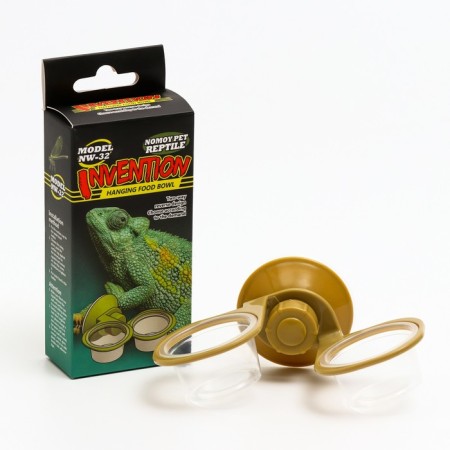 NomoyPet feeder for a terrarium on suction cups, 12.5 x 2.5 x 6.5 cm-3