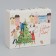 Folding box "New Year's bustle", 20 x 17 x 6 cm, New Year