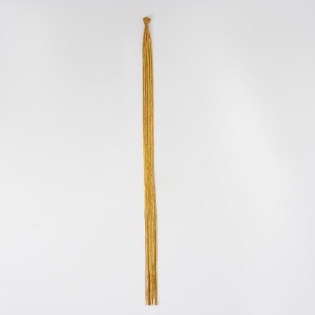 Hair threads, 90 cm, 6 pcs, golden color-1