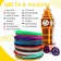 Plastic for 3D handle Amazingcraft, PLA, 15 colors 10 m