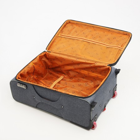 Big suitcase 28 ", lightning department, code castle, 3 wheels, 2 outer pockets, color gray color-8