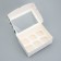 The folding box is 6 cupcakes with the “Fun New Year” window, 25 x 17 x 10 cm, New Year