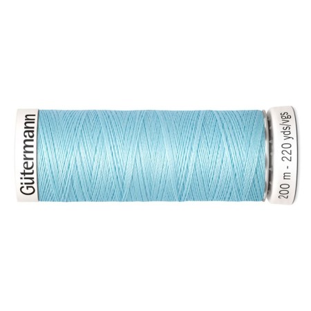 SEW-HALL thread for all materials, 200 m, 748277 (195 Blue ice)