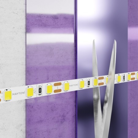 Maytoni LED strip, 12V, IP20, 2835, 9.6W/m, 3000k, 5 m, 5 mm, monochrome glow-3