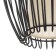 Lamp Bayerlux "Mediana" E27 40W black 21x21x26-126cm