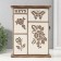 Keywood tree 6 hooks "rose and butterfly" 6.2x19.5x25.2 cm