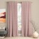 Set of curtains "Minas", size 170x270 cm, pink color