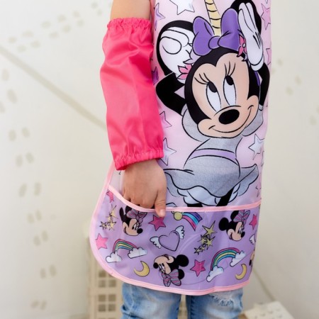 Apron with overshielders Children's "Minnie Mouse", unicorn, 49x39 cm-5