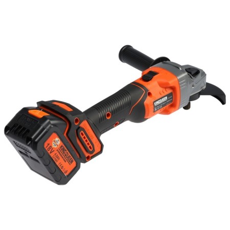 Battery angular grinder Kingqueen KQ-YJ803A, Brightless, 18 V, 2x4 Ah, D = 125 mm-1