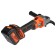 Battery angular grinder Kingqueen KQ-YJ803A, Brightless, 18 V, 2x4 Ah, D = 125 mm