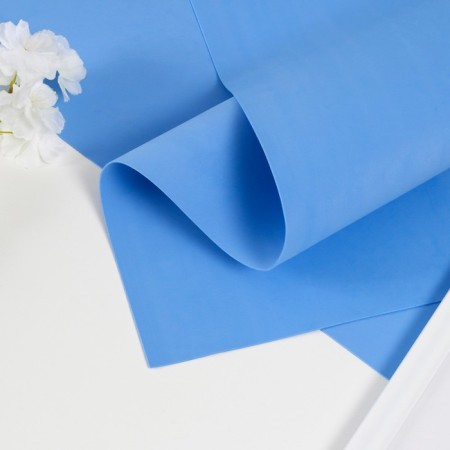 Foamiran matte 60x70 cm, 1 mm, blue-blue