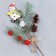 Wooden decor on the New Year's stick 40 × 15 × 3 cm, mix