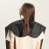 Pelerina hairdresser, with hook, black color