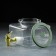 Dispenser for drinks Glass "Leaf", 2.6 l, 18 × 13.5 cm
