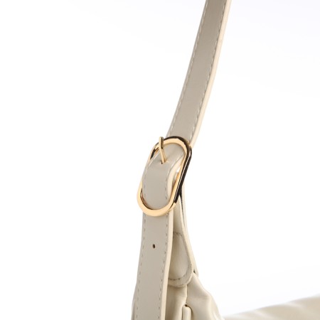 Women's bag, baguette, with lightning, milk color-3