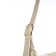 Women's bag, baguette, with lightning, milk color