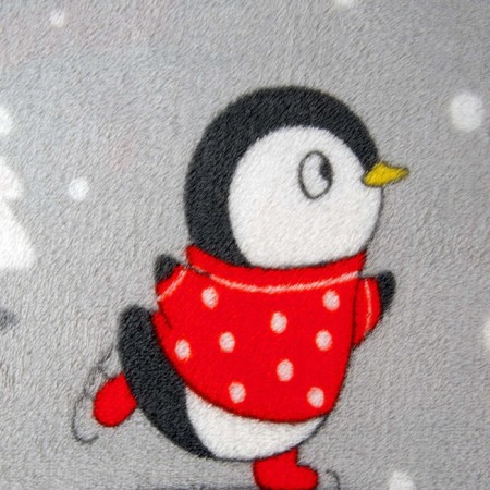 Belezza Pedid Penguins at a rink 150x200cm, microfiber 190g/m, PE100%-1