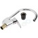 Kitchen mixer Zein Z3669, single-leaf, pour height 23 cm, ABS plastic, chrome
