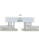 Causteen with PDD 59117/8WT LED 240W 3000-6000K Dimmer white 55x55x10 cm Bayerluux