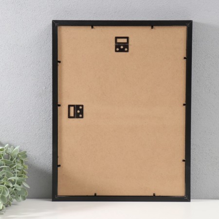Photo frame MDF "Valerie" 30x40 cm with a paspartt 21x30 cm, black (plastic screen)-3