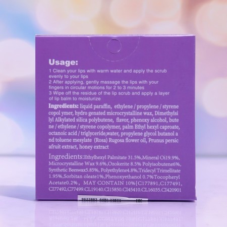 Lip Set "Grapes": Balm and Scrub-3