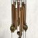 Wind Music Metal "Heart with an arrow" 9 tubes h = 45 cm